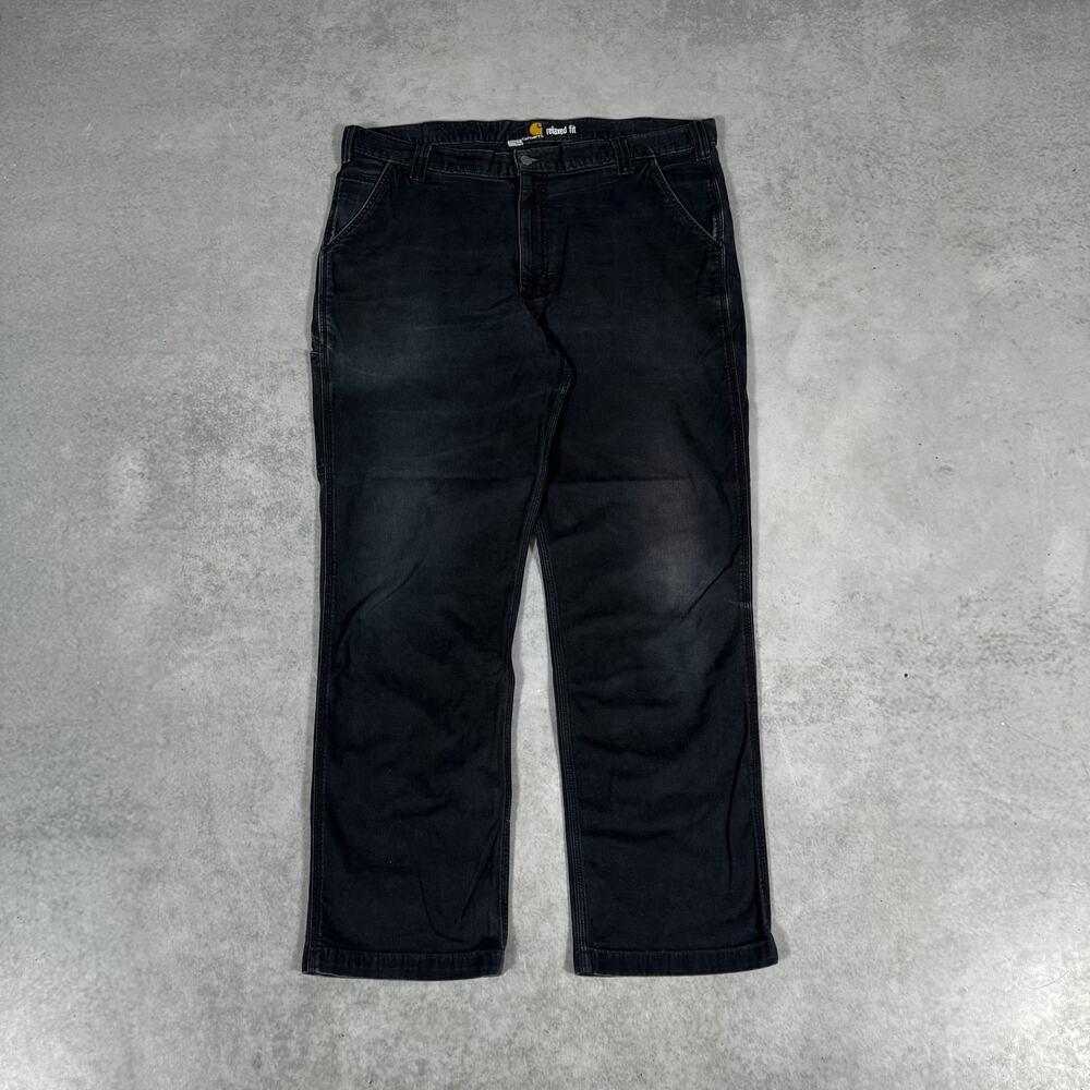 Carhartt Relaxed Fit Work Pants Faded Black - Size: 40x32
